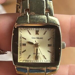 Vintage Gino Milano Gold tone Quartz Watch